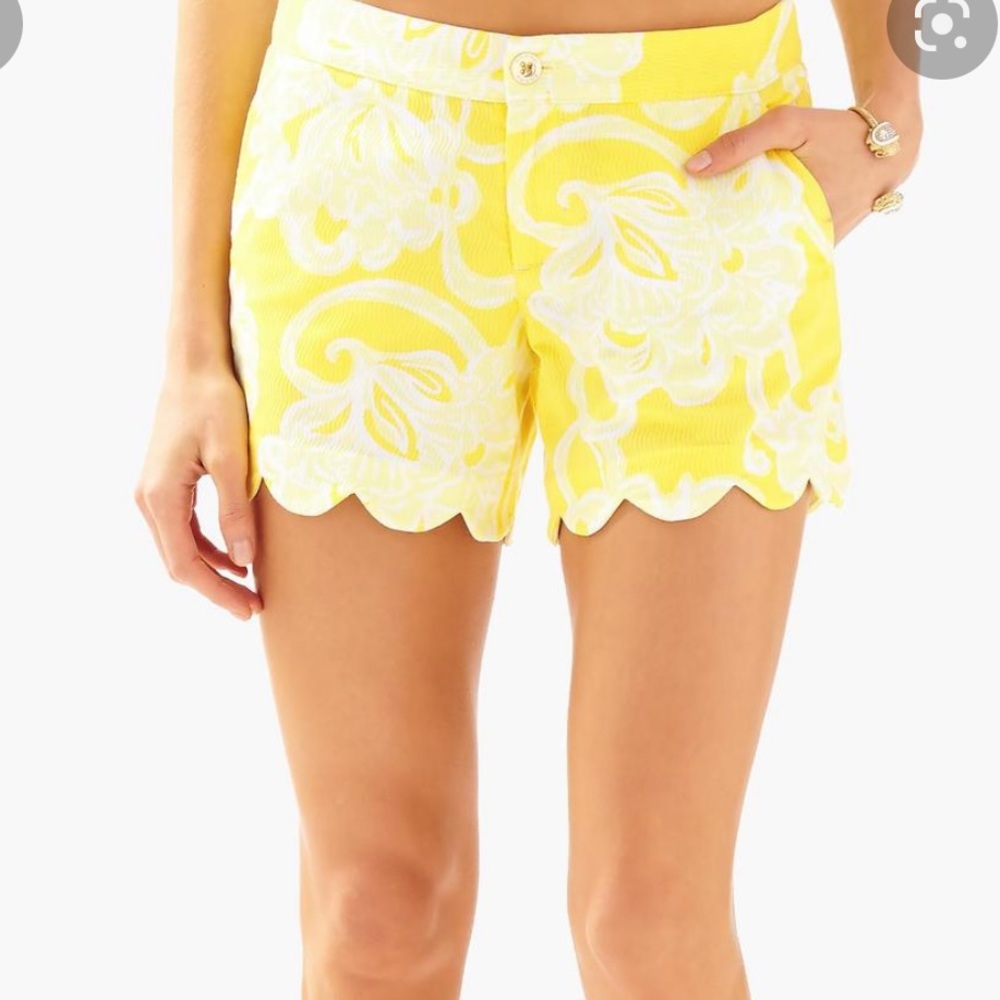 Lilly Pulitzer Buttercup Yellow Shorts